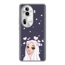 Чохол Стильні дівчата на Oppo Reno 11 Pro 5G – Дівчина та серця