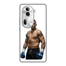 Чехол с картинкой Александр Усик для Oppo Reno 11 Pro 5G – Усик на белом