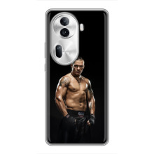 Чехол с картинкой Александр Усик для Oppo Reno 11 Pro 5G – Усик на черном