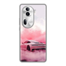 Чохол з авто Порше для Oppo Reno 11 Pro 5G – Рожевий Порше