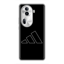 Чохол з картинкою Адідас на OPPO Reno 11 Pro 5G (Лого Адідас)