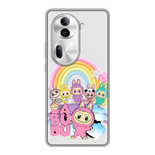 Чехол с Лабубу на Oppo Reno 11 Pro 5G – Фон Лабубу