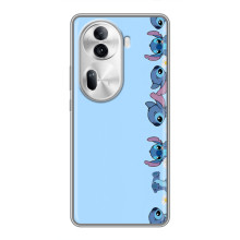 Чехол с принтом Стич на Oppo Reno 11 Pro 5G (Стич фон)