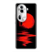 Летний Чехол на Oppo Reno 11 Pro 5G – Красный Закат