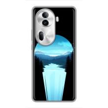 Летний Чехол на Oppo Reno 11 Pro 5G – Синий Водопад