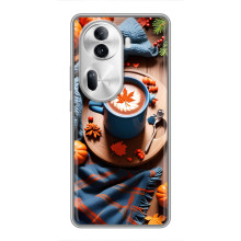 Чехол с уникальным дизайном «Осень с кофе» для Oppo Reno 11 Pro 5G – Кофе и тыквы