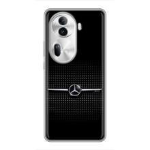 Силиконовый бампер с картинкой машины на Oppo Reno 11 Pro 5G (Mercedes)