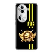 Чехол (TPU) с картинкой "Лого Пабг" на Оппо Рено 11 Про (5G) – Лого PUPG