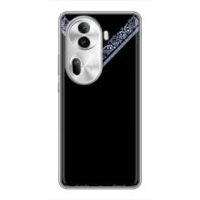 Силиконовый Чехол на Oppo Reno 11 Pro 5G – Воротник вышиванки