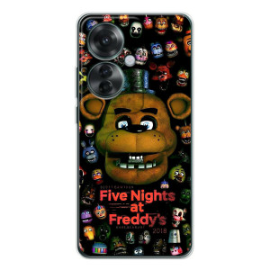 Чехлы Пять ночей с Фредди для Оппо Рено 11Ф (Freddy)