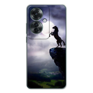 Чехлы с изображением разных животных для OPPO Reno 11F (Лошадь)