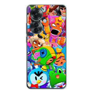 Чехлы Brawl Stars для OPPO Reno 11F (AlphaPrint)