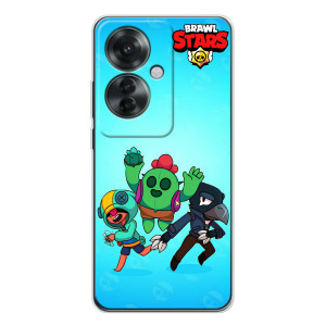 Чехлы Brawl Stars для OPPO Reno 11F (AlphaPrint)