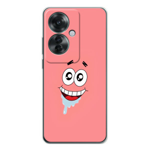 Чехлы с Патриком на OPPO Reno 11F (Мордочка Патрика)