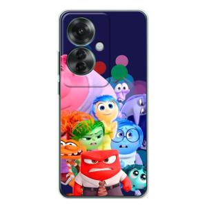 Чехол Головоломка для OPPO Reno 11F - (AlphaPrint) (Герои головоломки)