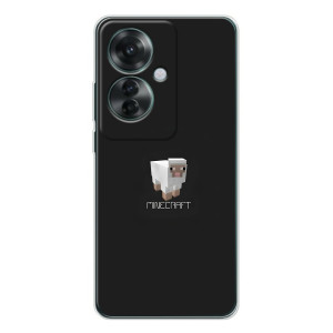Чехол Майнкрафт на OPPO Reno 11F (AlphaPrint) Minecraft