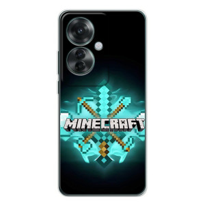 Чехол майнкрафт для OPPO Reno 11F (MineCraft 2)