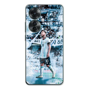 Чехол Месси футболист для OPPO Reno 11F – Месси в Аргентине