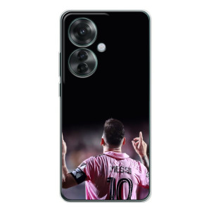Чехол Месси футболист для OPPO Reno 11F – Месси в Интер