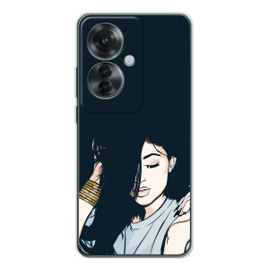 Чехол с печатью для OPPO Reno 11F - (Мода) (AlphaPrint)