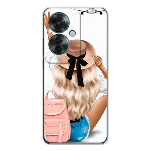 Чехол с печатью для OPPO Reno 11F - (Мода) (AlphaPrint)