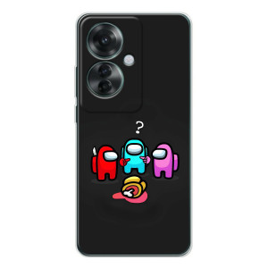 Чехол Амонг Ас для OPPO Reno 11F (AlphaPrint)