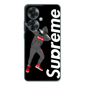 Чехол для OPPO Reno 11F с картинкой Supreme (AlphaPrint)