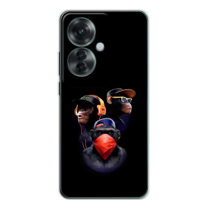 Чехол с Обезьянами OPPO Reno 11F - (AlphaPrint)