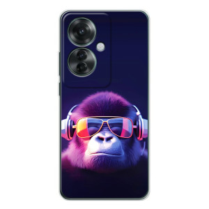 Чехол с Обезьянами OPPO Reno 11F - (AlphaPrint)