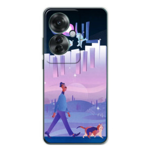 Чехол с принтом Душа на OPPO Reno 11F (Постер Душа)