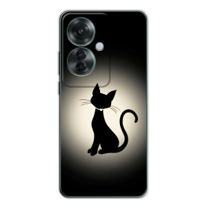 Чохол з принтом для OPPO Reno 11F (AlphaPrint) Модні коти