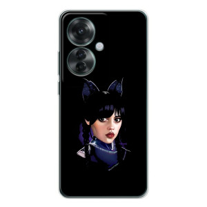 Чехлы Венсдей на OPPO Reno 11F Уэнсдей (AlphaPrint)