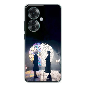 Чехлы Венсдей на OPPO Reno 11F Уэнсдей (AlphaPrint)