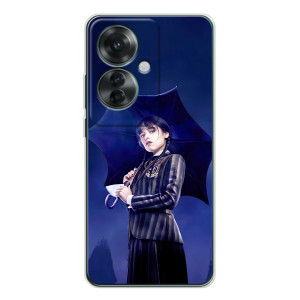Чехлы Венсдей на OPPO Reno 11F Уэнсдей (AlphaPrint)