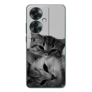 Чохол з малюнком кіт на OPPO Reno 11F