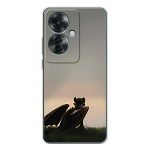 Чехол как приручить дракона на OPPO Reno 11F
