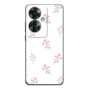 Чохол з розовим принтом для OPPO Reno 11F