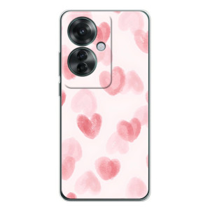 Чехол с розовым рисунком для OPPO Reno 11F