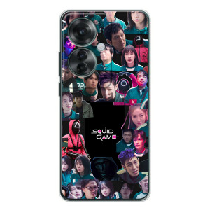 Чехол Гра в кальмара для OPPO Reno 11F