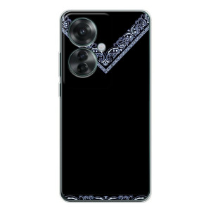 Силиконовый Чехол на OPPO Reno 11F (Воротник вышиванки)
