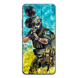 ЗСУ Чехлы (TPU) для OPPO Reno 11F (ЗСУ  Воин)