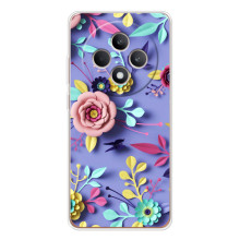 Чохли з квітами для OPPO Reno 12 F (VPrint) (Дизайн квітів)