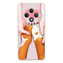 Чехлы с собаками для OPPO Reno 12 F (VPrint) (Любовь к собакам)