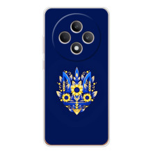 Чехлы для OPPO Reno 12 F  Укр. Символика (AlphaPrint) (Цветочный Герб)