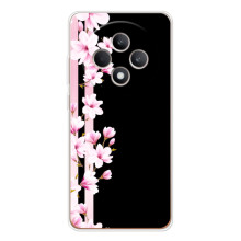 Чохол для ОППО Рено 12 Ф - з принтом (Дизайнерські) (AlphaPrint) (Квіточки)