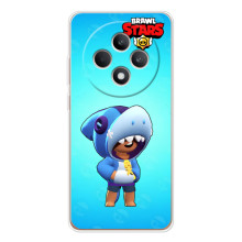 Чехол для OPPO Reno 12 F Бравл Старс (VPrint) (Леон акула)