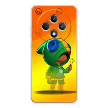 Чехол для OPPO Reno 12 F Бравл Старс (VPrint) (Мальчик Леон)