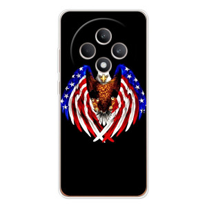 Чехол Флаг USA для OPPO Reno 12 F – Крылья США