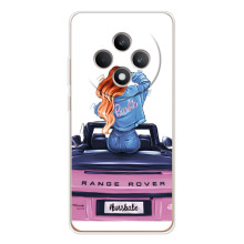 Чехол с печатью для OPPO Reno 12 F - (Мода) (AlphaPrint) (На машине)