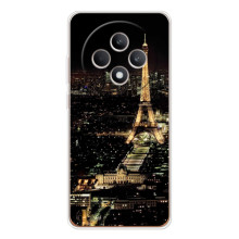 Чехол Эйфелева Башня для OPPO Reno 12 F - (AlphaPrint) (Ночной Париж)